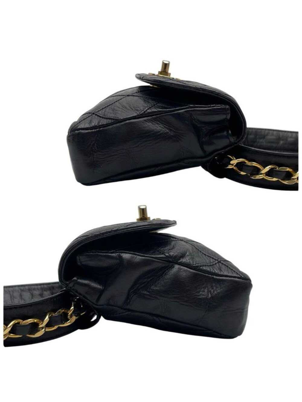 Chanel Lambskin Bicolor Quilted Waist Bag - Picture 4 of 10